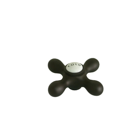 Kingston Brass CCMX5C Brass Cross Handle Cold Side - Bronze