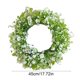 thumbnail image 3 of Corona de flores artificiales para la puerta principal | Guirnalda artificial de primavera y verano | Corona decorativa para la puerta, la pared, la ventana, el porche, 3 of 7