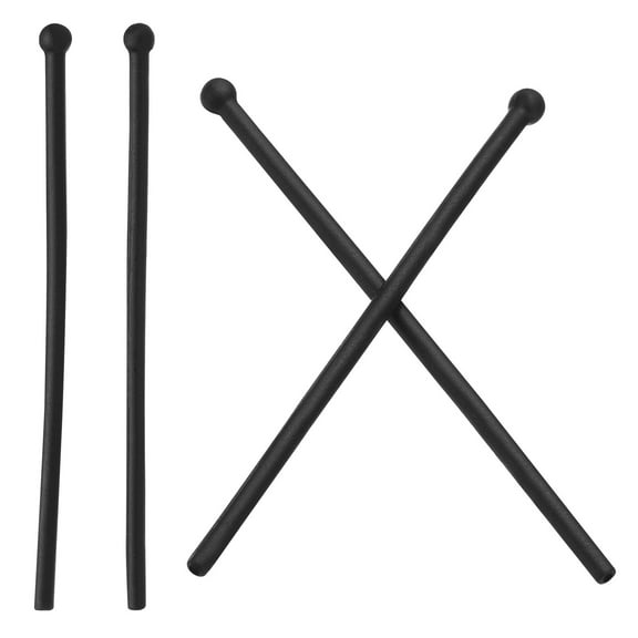 Uxcell Glasses End Tips 2 Pairs Eyeglass Anti Slip Ear Sock Pieces Tube Sleeve Replacement Temple, Black Style 6