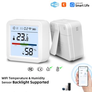 Thermometer,Bedroom Thermometer Temperature Real-time Lcd With Stand Temperature Wifi Thermometer With Stand