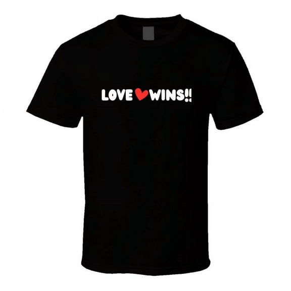 Love Wins Statement Shirt - Valentine's Day T-Shirt - Unisex