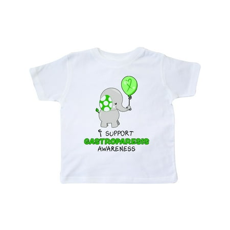 

Inktastic I Support Gastroparesis Awareness- elephant and balloon Gift Toddler Boy or Toddler Girl T-Shirt