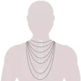 thumbnail image 4 of Solid 14K Rose Gold Diamond Cut Cable Link Chain Necklace, 16" 18" 20" Inch, 0.6mm 0.8mm 1.1mm 1.3mm Wide, 4 of 4