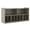 Shadow Elm Gray, variant on Tot Mate Wall Storage Organizer for Diapers Baby Essentials, Wood, Gray, 46"W x 15"D x 23 1/2"H, RTA
