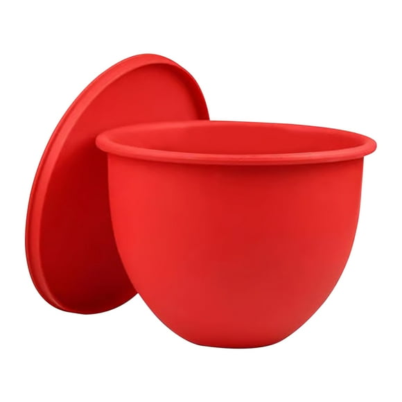 Revestimiento para Batidora 5 Cuartos Silicona Desmontable Tazones Utensilios () Rojo