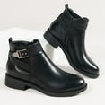 thumbnail image 7 of Bnwani Boots Women New Fall Fashion Thick Chunky Versatile Boot Black Size 5.5, 7 of 7
