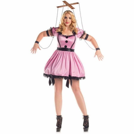Women's Plus Size Pink Marionette Costume