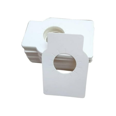 

JLSJ 100 Pieces Wine Bottle Tags for Wine Racks and Cellars Wine Bottle Label Tags Blank Wine Bottles Tag 5.7 x 8.9cm White