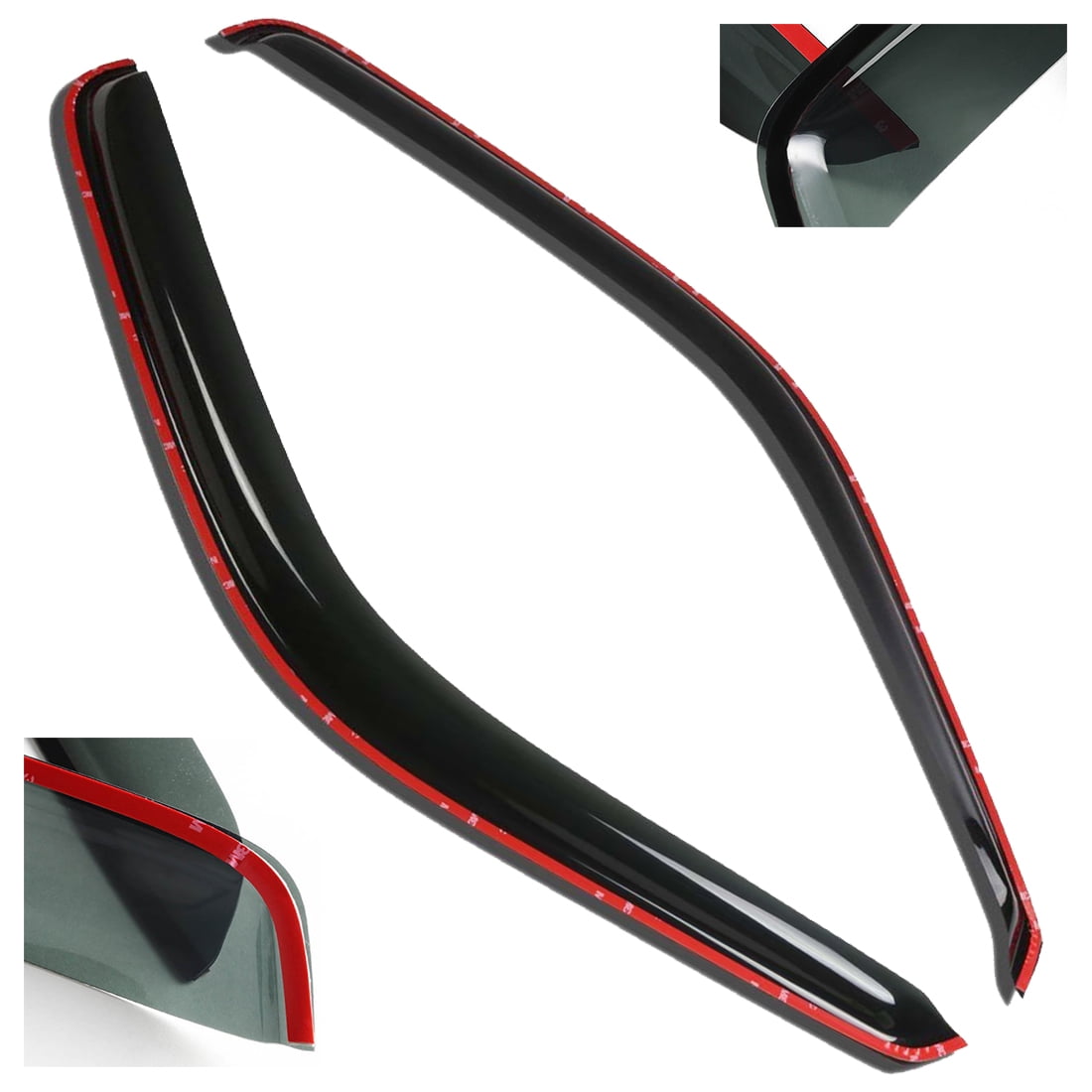 In-Channel Rain//Wind Vent Shade Deflector Window Visor 2P For 94-01 02 Dodge Ram