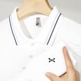 thumbnail image 7 of Men‘s New T-shirt Classic Short sleeved Polo Shirt Summer Top Casual T-shirt Button Collar Super Large S-4XL Casual Polo Shirt, 7 of 7