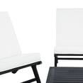 thumbnail image 5 of SAFAVIEH Chaston Outdoor 4 Piece Conversational Set, Black/Beige, 5 of 13