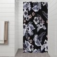 thumbnail image 2 of Pioneer Flower Floral Print Pattern Shower Curtain 36"x72" ,Bathroom Decorative Shower Curtains Set with 12 Hooks,Modern Waterproof Washable Shower Curtain, 2 of 6