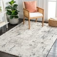 thumbnail image 2 of SAFAVIEH Berber Basil Abstract Shag Area Rug, 4'5" x 6'5", Ivory/Grey, 2 of 8