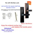 thumbnail image 2 of Smart Door Lock Tuya Electronic Lock Fingerprint Lock Password IC Card Key USB Charge For Smart Home, 2 of 6