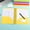 Yellow, variant on Koranda Folders with Pockets and Prong with Fasteners, 2 Pocket Folder, 3 Prong Folders, Folders Letter Size File Folders For Documents Office School Back to School Supplies
