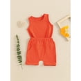 thumbnail image 3 of Bagilaanoe 2pcs Toddler Baby Boy Girl Shorts Set Sleeveless Tank Tops + Shorts 6M 12M 18M 24M 3T 4T Kids Casual Summer Clothes, 3 of 7
