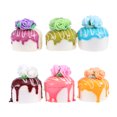 thumbnail image 1 of 6pcs Simulation Cake Artificial Round Rose Cake Model Set Mousse Dessert Children Cognitive Toys for Decoration Display, 1 of 9