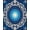 Blue, Pattern 1, variant on Flatwoven High Traffic Area Rug, Oceanic Half Moon with Sea Turtle and Floral Accents, Non Slip, Stain Resistant, Washable Area Rugs for Living Room, Bedroom(Blue, 2X3)