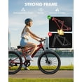 thumbnail image 4 of Actbest 27.5" Electric Bike for Adults, 21-Speed, 500W Motor, 48V 10.4Ah, Full Suspension, Long Range, Mountain Ebike for Man Teens, 4 of 8