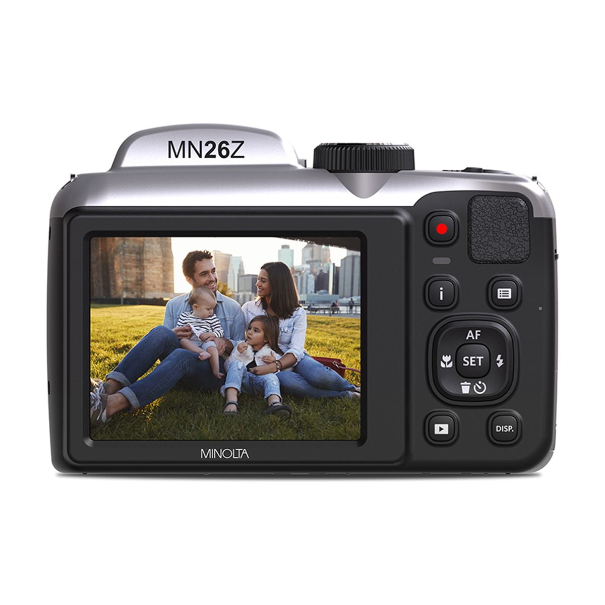Minolta 20 Megapixels 26x Optical Zoom Digital Camera with 1080p