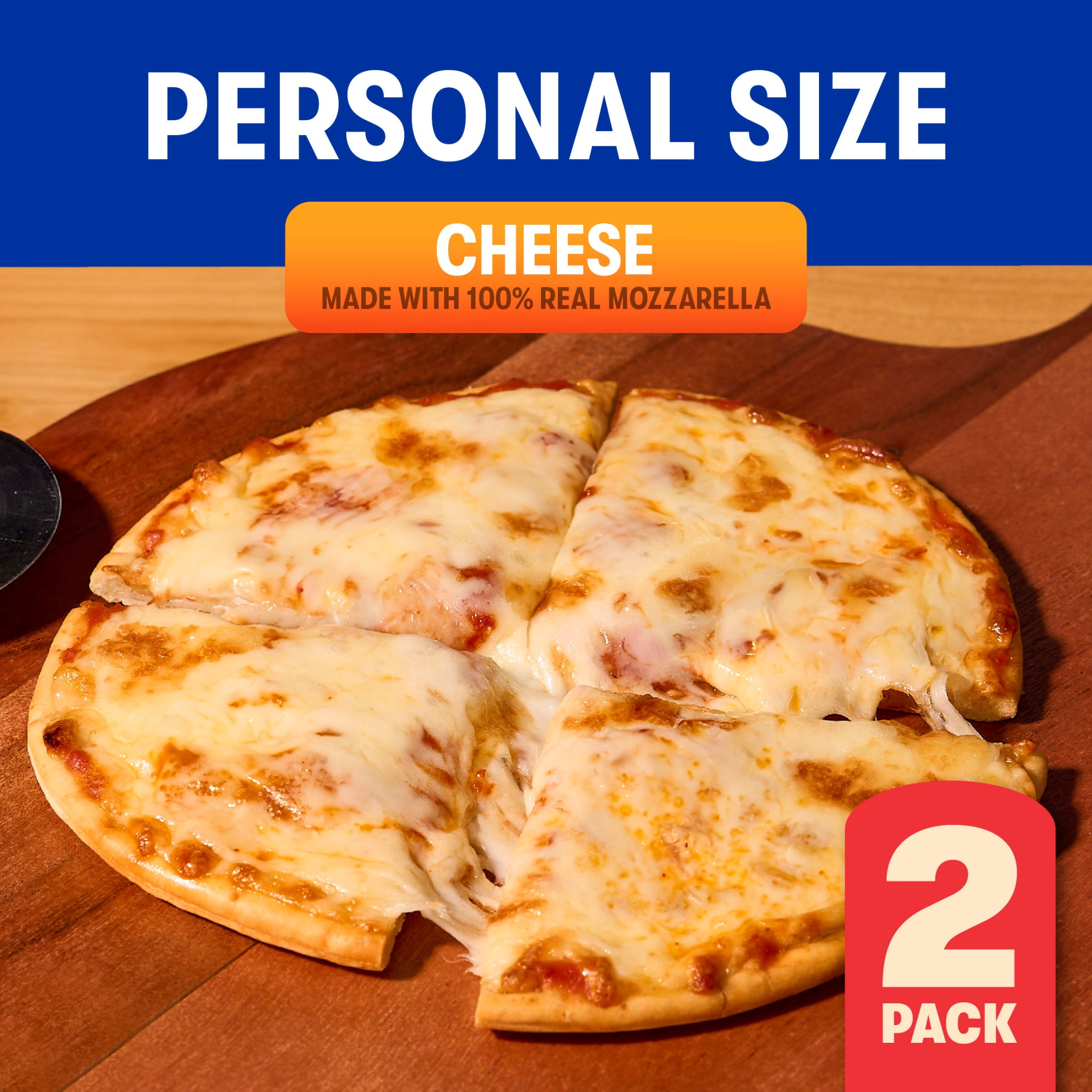 Jack's Cheese Pizza, Personal Pizza, 11.6 oz, 2 Pack (Frozen)