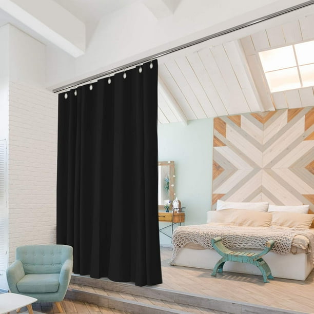 Room/Dividers/Now Ceiling Track Room Divider Kit Midnight Black
