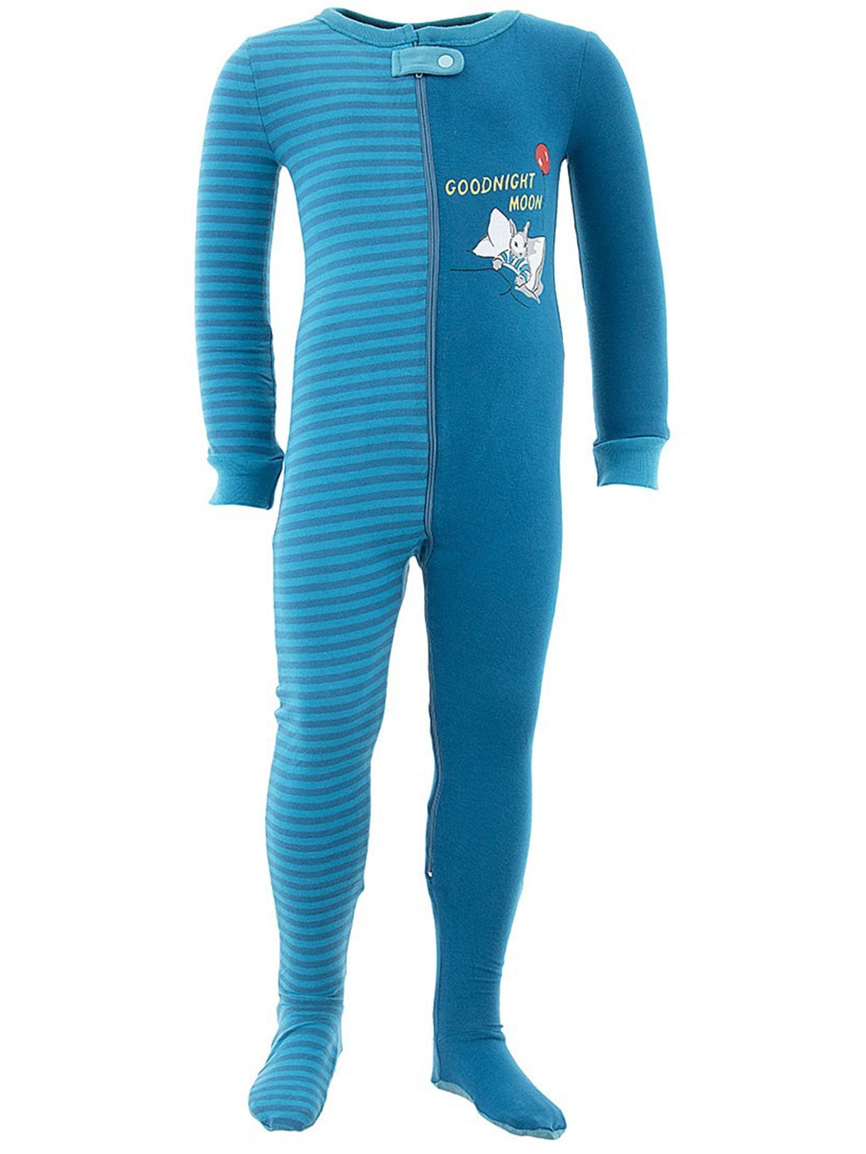 Goodnight Moon Infant Toddler Girls Cotton Footed Pajamas