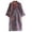 01-Purple419, variant on Women's Mountain Tree Graphic Sleep Robe Three-Quarter Sleeve Vintage Indoor Bath Gown