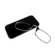 thumbnail image 1 of Nose Clip Reading Glasses without temples +10 - +30 Legless Nose Glasses Lazy Glasses Rimless Transparent Eyeglasses, 1 of 5
