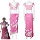 thumbnail image 3 of Traje de baño de Cosplay de Aerith de Final Fantasy 7, disfraz para mujeres y niñas, conjunto de bikini de dos piezas, traje de fantasía para Halloween, 3 of 5