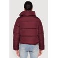 thumbnail image 5 of Women's Almost Famous Mock Neck Zip Front Puffer Jacket, 5 of 5