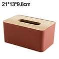 thumbnail image 2 of Caja de pañuelos multifunción, dispensador rectangular de pañuelos faciales para comedor, cocina, tocador de dormitorio y decoración del hogar, rosa, 2 of 5