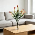 thumbnail image 4 of Artificial Lily of the Valley Flowers, Artificial Fake Silk Flowers Plants, DIY Garden Craft Art Decor, Decorations Plastic Floral Table Centerpieces for Home Party Decorate Red, 4 of 6