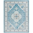 thumbnail image 3 of SAFAVIEH Tucson Natalie Traditional Machine Washable Area Rug, 9' x 12', Turquoise/Beige, 3 of 15