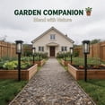 thumbnail image 5 of 8 Pack Solar Pathway Lights Outdoor Waterproof, 800mAh Solar Landscape Lights with IP65 Waterproof, Auto On/Off Solar Garden Stake Lights for Yard Patio Walkway Driveway Lawn, 5 of 8
