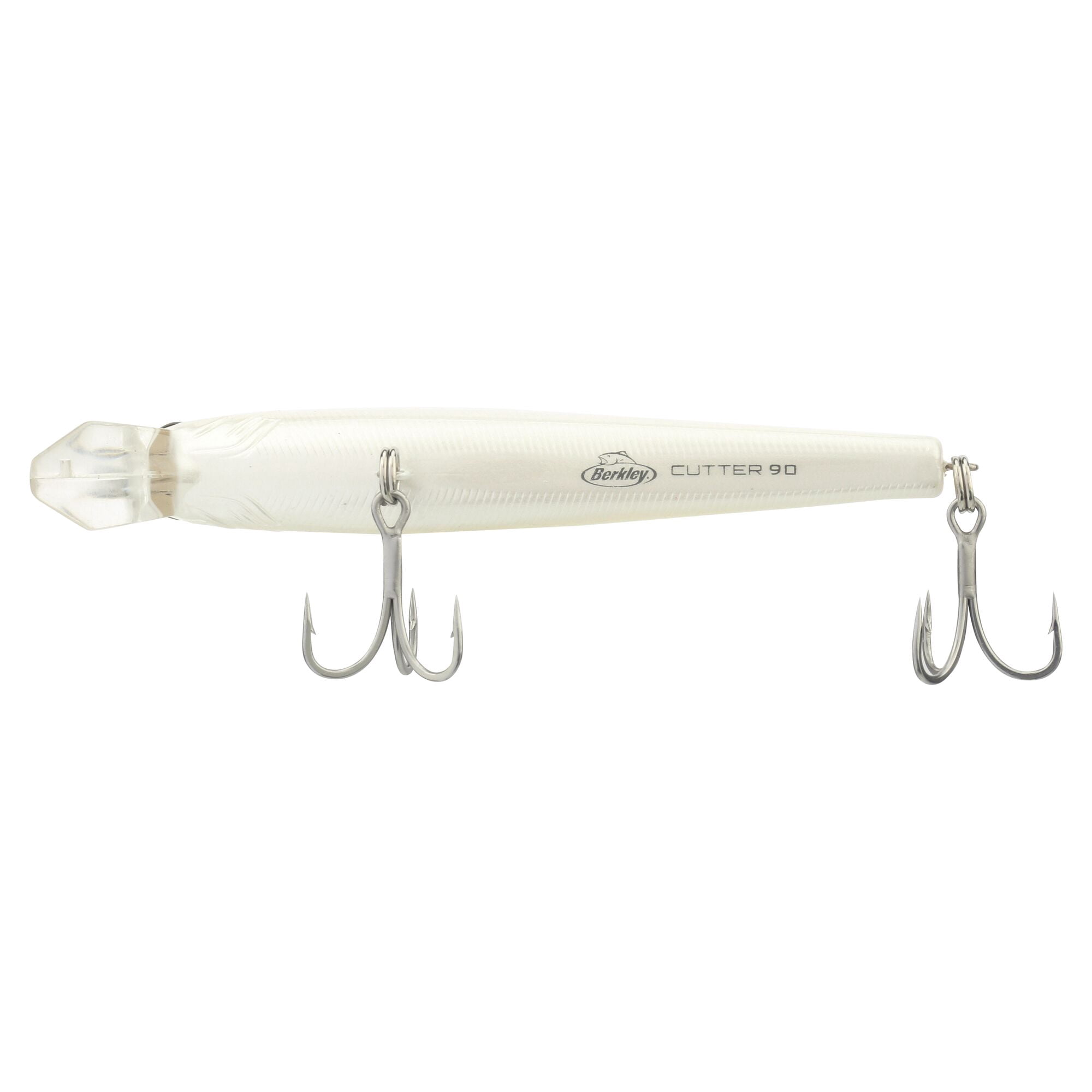 Berkley Cutter Saltwater, 3.5 in, Jerkbaits, Pearl White (1 Count)