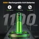 thumbnail image 5 of Pilas recargables AAA Mupoer de 1100 mAh, 16 unidades con caja, 5 of 6