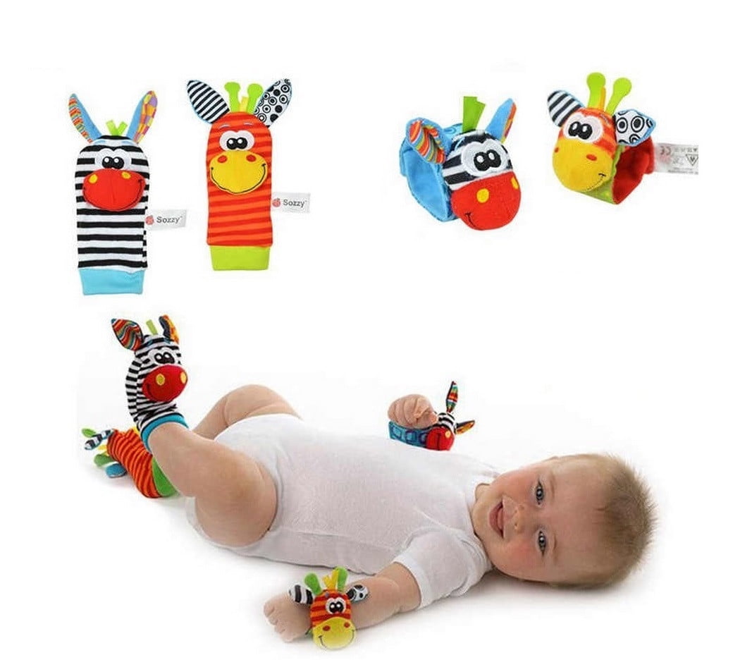 Set de calcetines y Pulseras Dara Baby Acc0029 juguetes sonajero