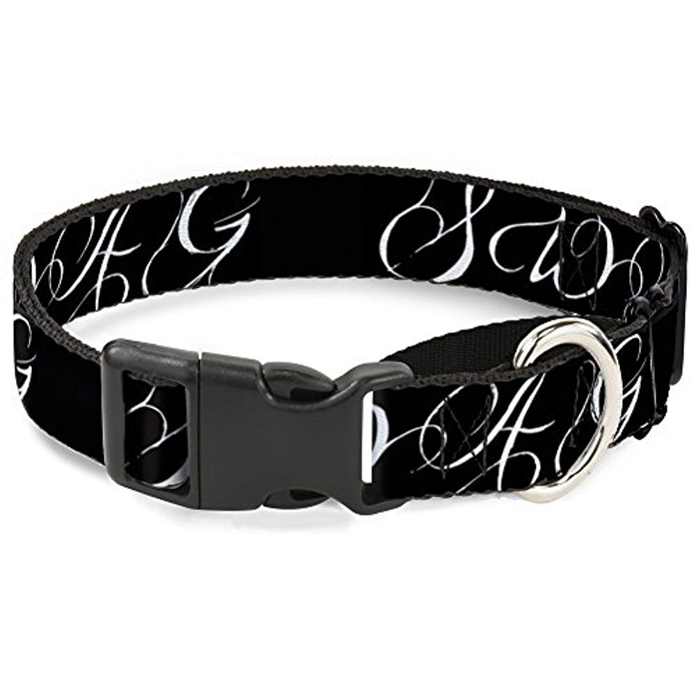 buckle-down "swag script" martingale dog collar