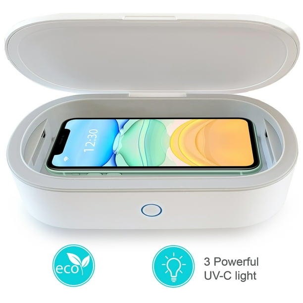 PhoneCare 4.0 Portable UV Phone Sanitizer, Cellphone Sterilizer Case with USB C Type Three UV