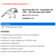 thumbnail image 2 of Spark Plug Wire Set - Compatible with 1988 - 1991 Mercedes-Benz 300SE 1989 1990, 2 of 2