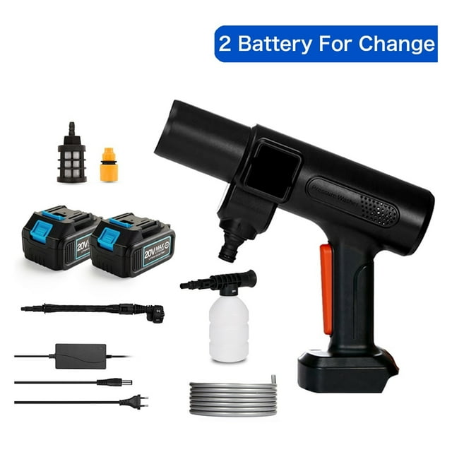 Brushless High Pressure Cleaner Washer Spray Water Gun Portable Car Wash Pressure Water Cleaning Machine For 18V Battery ,Easy Use