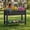 Black, variant on Uforic Mobile Raised Garden Bed 42.5x17.3x35.4 in, Elevated Plastic Planter Box with Drain Plug, Storage Shelf & Wheels, Light Brown