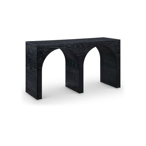 Meridian Furniture June Black Oak Console Table