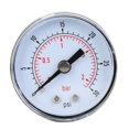 thumbnail image 2 of Water Pressure Gauge, BSPT Practical Axial Pressure Gauge, Dial For Air Oil Water, 2 of 8