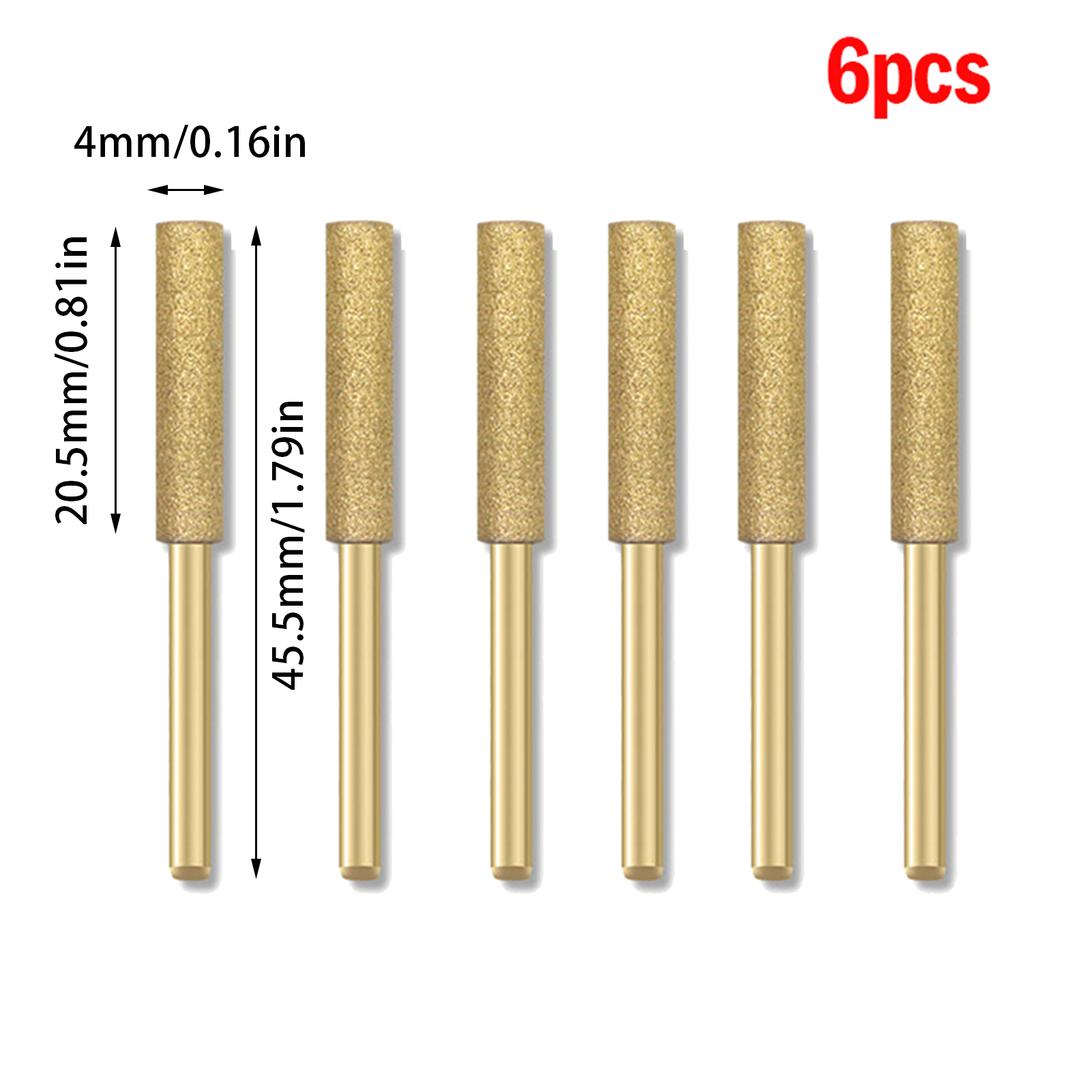 WCIC Diamond Grinding Cutting Burr Set Drill Bits Rotary Tool Grinder