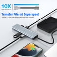 thumbnail image 4 of Hub USB C Tymyp10 Plata 4K HDMI y LAN RJ45 para Mac Pro/Air y Windows Surface Pro 7, 4 of 7