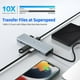 thumbnail image 4 of Hub USB C Tymyp10 Plata 4K HDMI y LAN RJ45 para Mac Pro/Air y Windows Surface Pro 7, 4 of 7