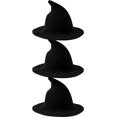 thumbnail image 2 of Sombrero de mago Sombrero de bruja de Halloween Sombrero de bruja de lana de punto Sombrero de mago Sombrero de ganchillo de ala gruesa para mujer Accesorio de disfraz de cosplay de fiesta de Hallowe JAMW Sencillez, 2 of 4