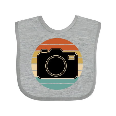 

Inktastic Photographer Gifts Camera Vintage Gift Baby Boy or Baby Girl Bib